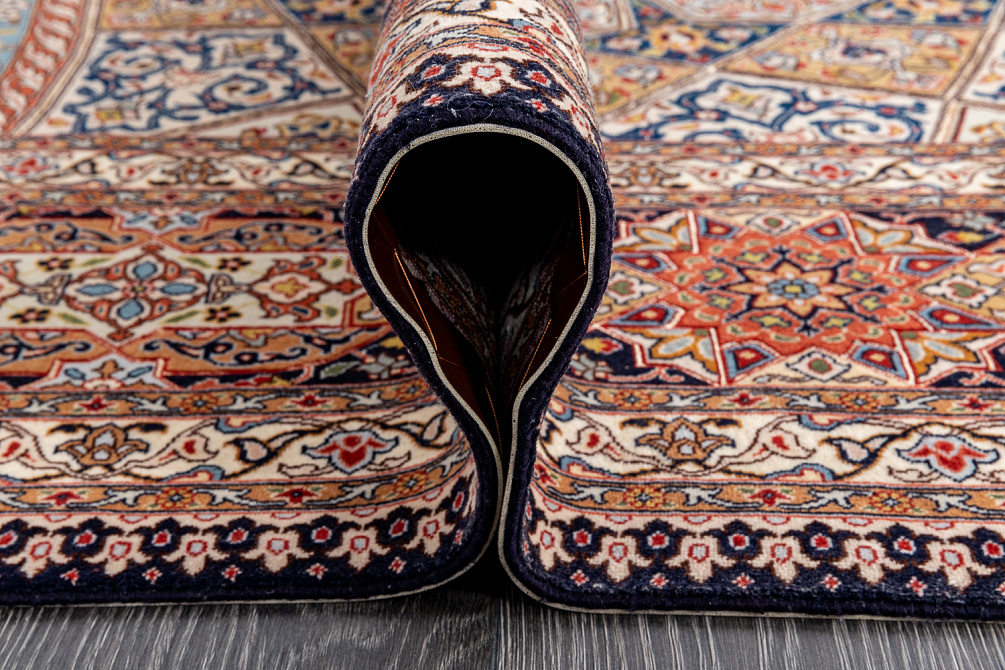 Иранский ковёр из шерсти и шёлка «TABRIZ 40» 9-355-IR