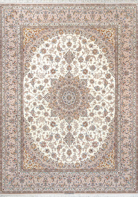 Иранский ковер из шерсти и шёлка «ISFAHAN IR» 14-307-IR MEHRABI
