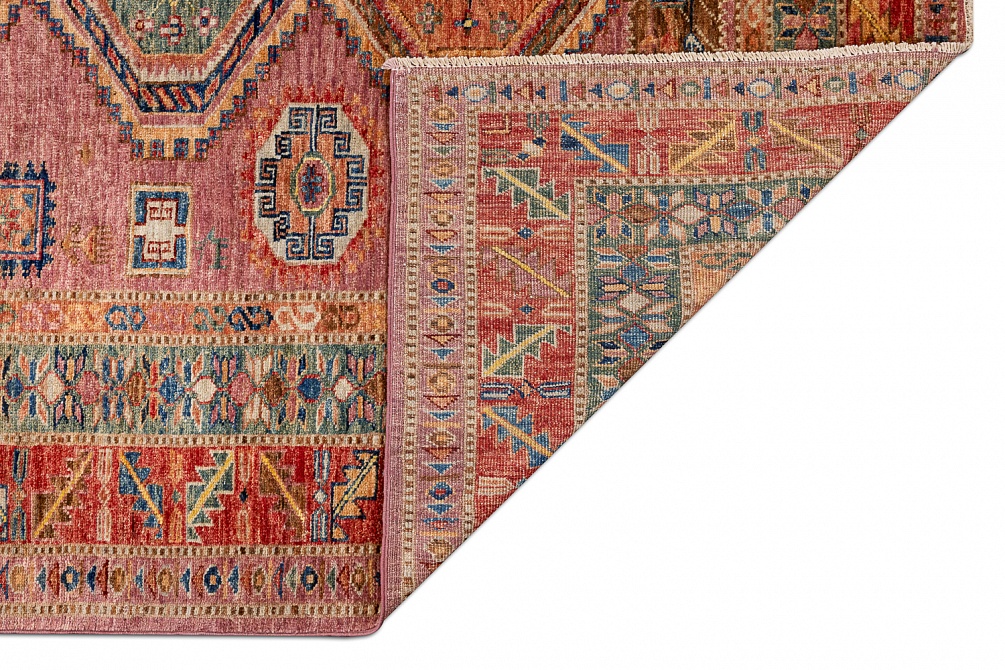 Пакистанский ковер из шерсти «KAZAK ROYAL» 253026-PURPAL-RED 7