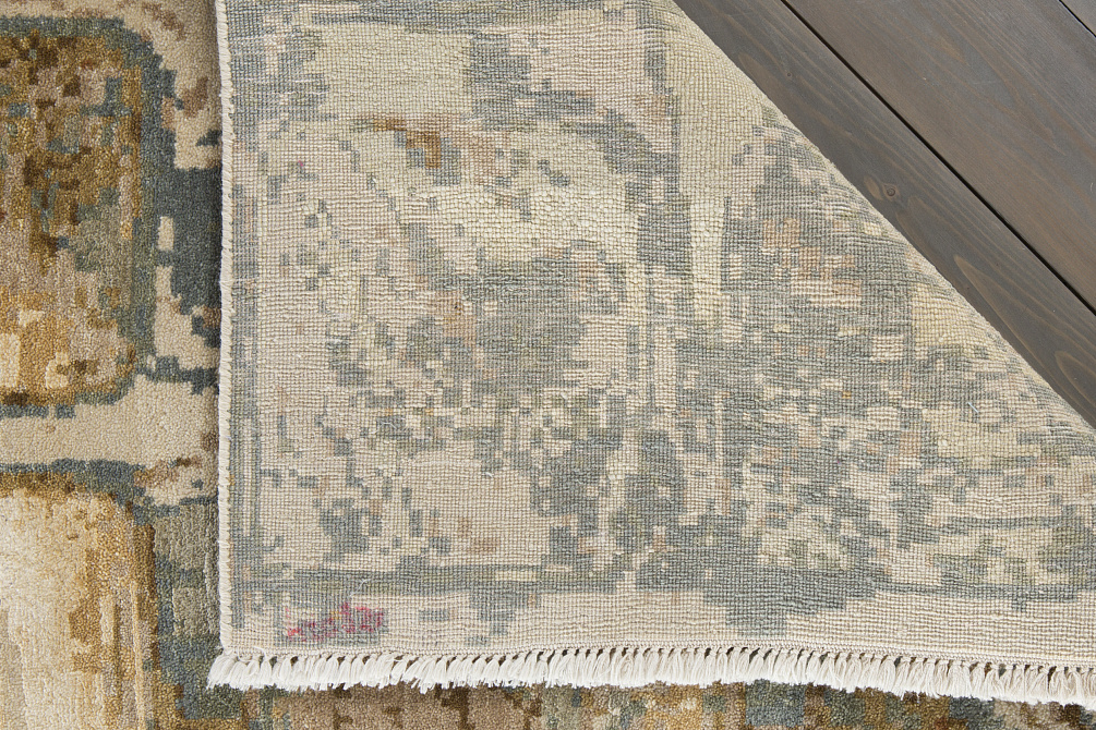 Индийский ковер из шерсти и шёлка «TEXTURE» CE3526C-MLT