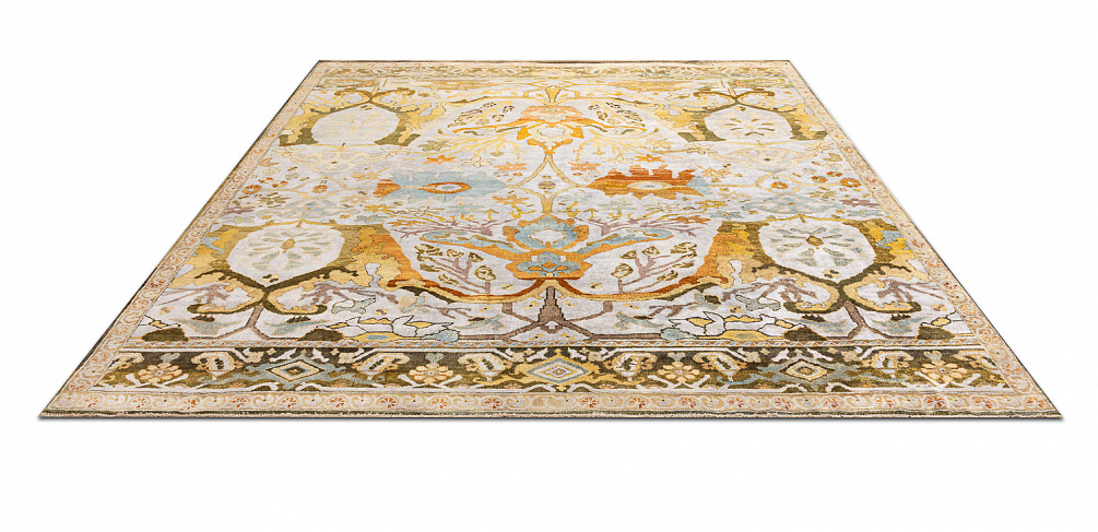 Индийский ковер из шерсти и хлопка «ZIEGLER VINTAGE» CAD7-GREY-MIX(275x280)