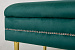 Банкетка Pragma 80 см Зеленая ножки 18 см