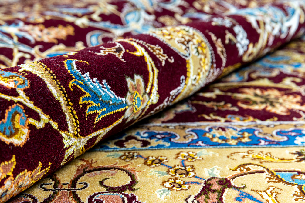 Иранский ковёр из шерсти и шёлка «TABRIZ SHIRFAR» 14-282-IR