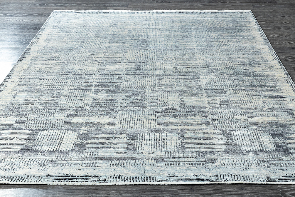 Турецкий ковёр из шёлка и эвкалиптового шёлка «SALVATORE APARTMENT» DG45A-CRE-GRE