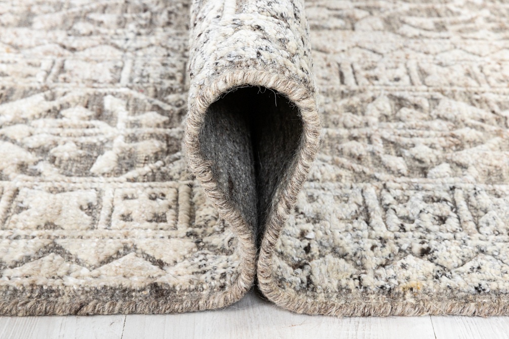 Индийский ковер из шерсти «SORRENTO» RILEY-MAMLUK-NATURAL