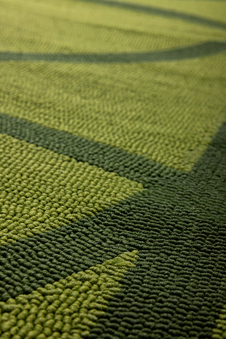 Китайский ковер из полиэстера «ORLA KIELY OUTDOOR» Giant Linear Stem Seagrass 460607