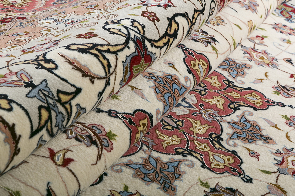 Иранский ковёр из шерсти и шёлка «TABRIZ IR» 11-08-IR