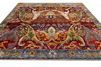 Индийский ковер из шерсти «ZIEGLER VINTAGE» AC228-RED-BLU(244x278) 2
