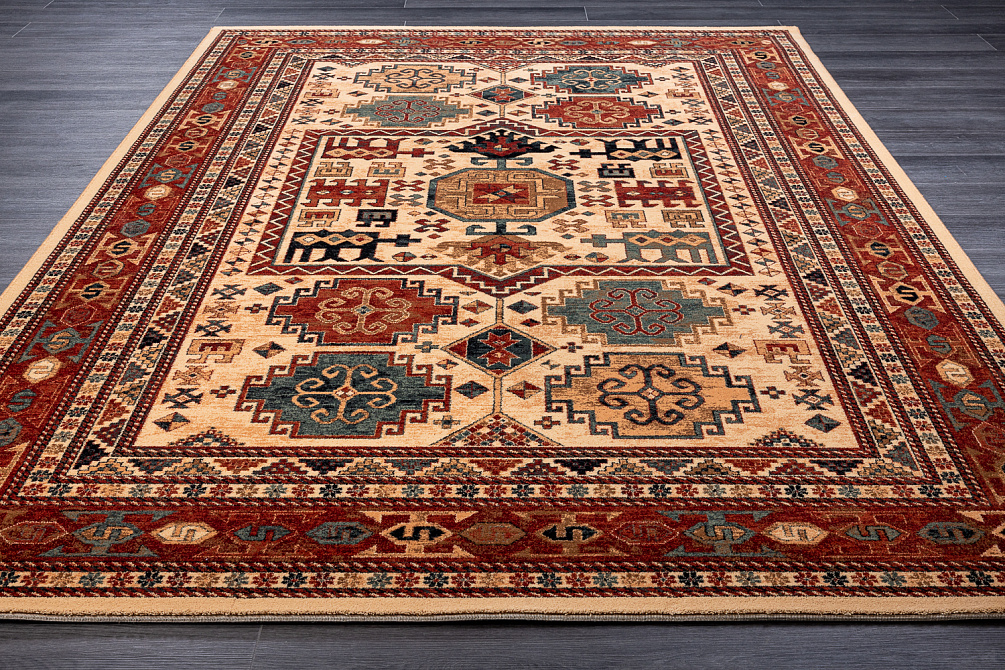 Бельгийский ковёр из шерсти «KASHQAI» 4306-100