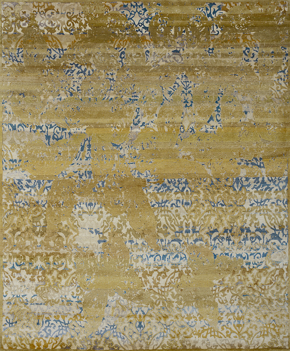 Непальский ковер из шерсти и шёлка «ART COLLECTION» BUTTERFLY GOLD(CX3385)