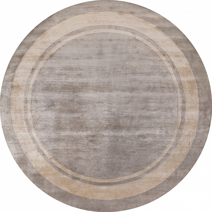 Индийский ковер из шёлка «SILK BORDER» V6-MLT(Round)