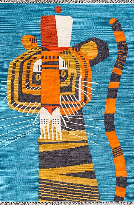 Индийский ковер из хлопка «ARCTIC KILIM» TIGER-MLT