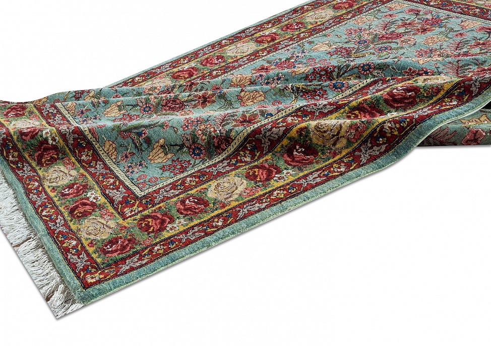 Иранский ковер из шерсти и шёлка «SENEH» 11-462-IR