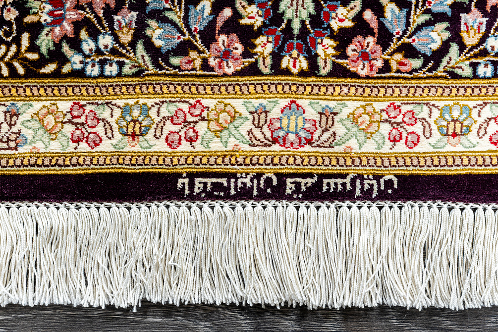 Иранский ковёр из шёлка «QOM» 14-245-IR