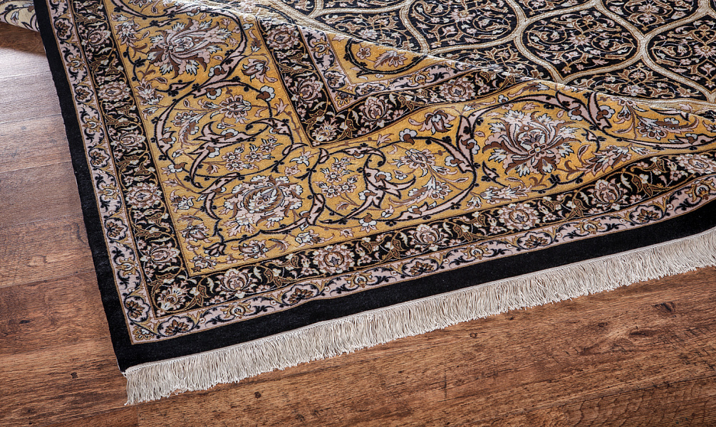 Иранский ковёр из шерсти и шёлка «ISFAHAN IR» 14-175-IR