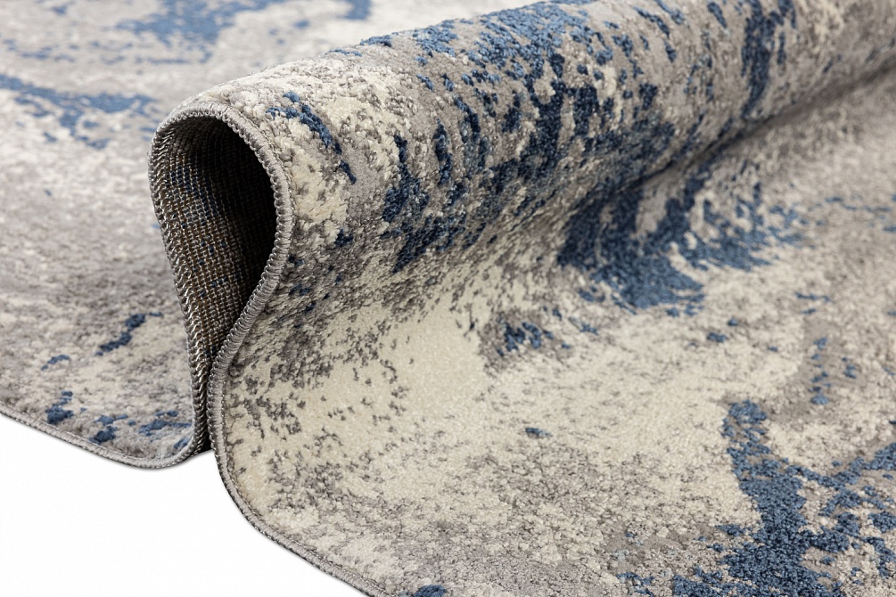 Турецкий ковер из полипропилена и полиэстера «AXEL» 8694-CRE-BLU(Runner)