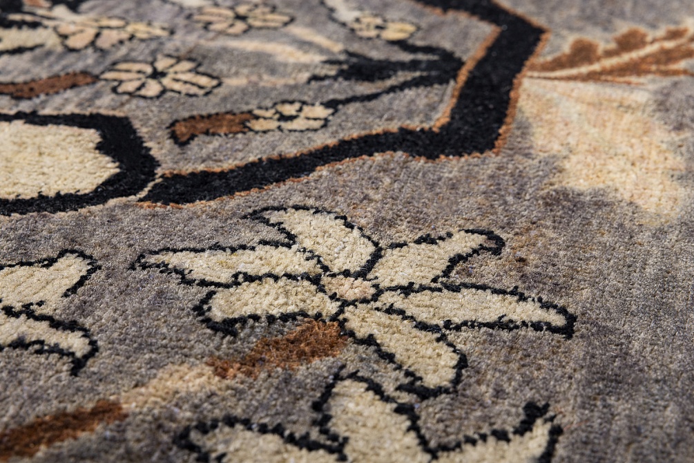 Индийский ковер из шерсти «ZIEGLER VINTAGE» AC228-GREY-BRN(237x294)