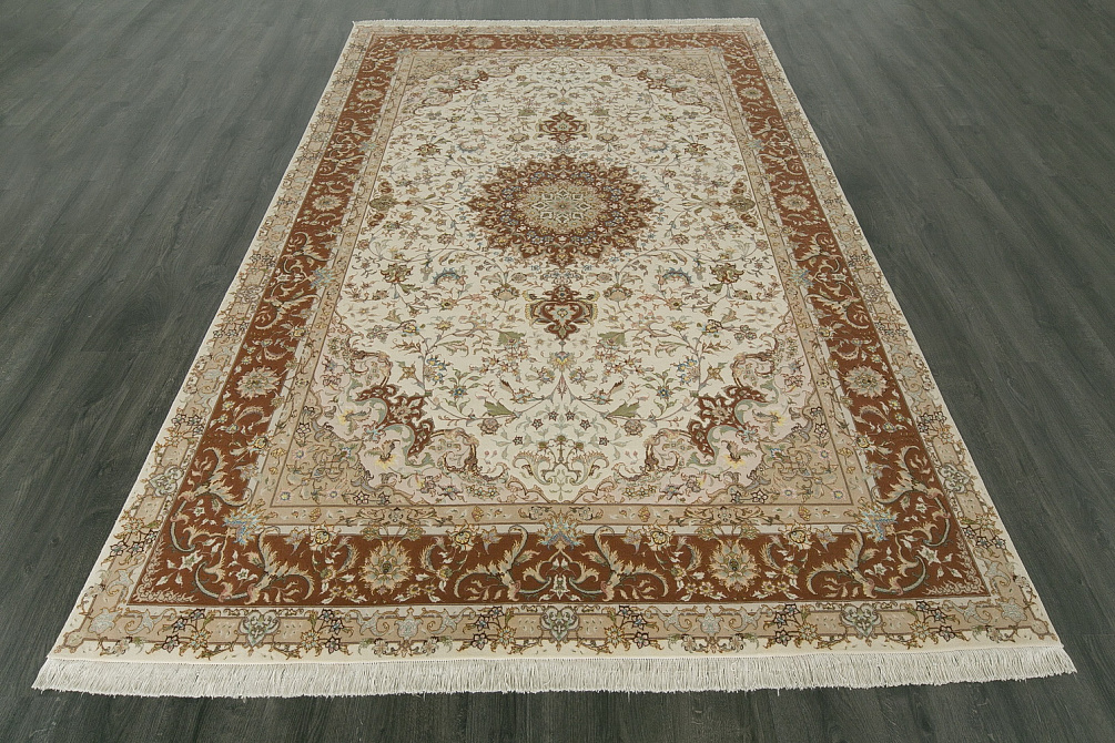 Иранский ковёр из шерсти и шёлка «TABRIZ IR» 9-680-IR