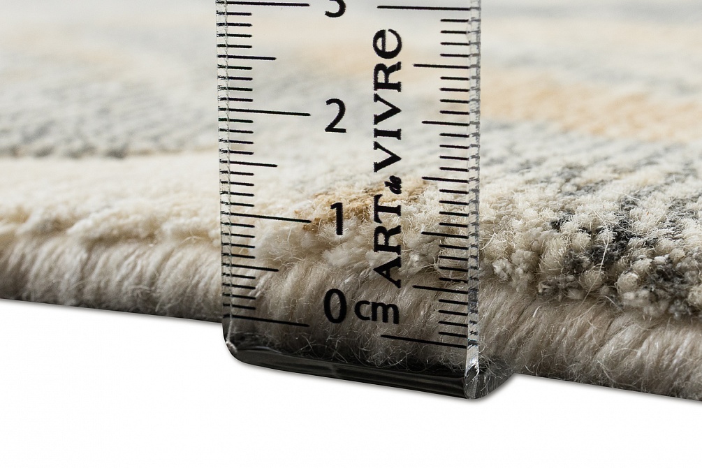 Индийский ковер из арт-шёлка и шерсти «MIST SPECIAL» 2023165-SEAL