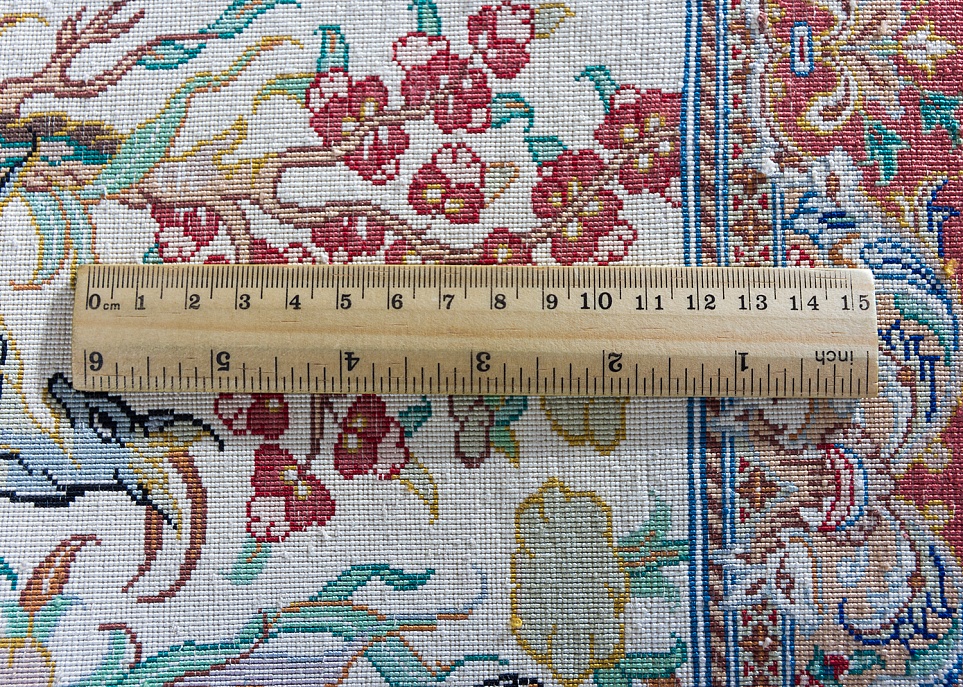 Иранский ковер из шёлка «QOM» 11-418-IR