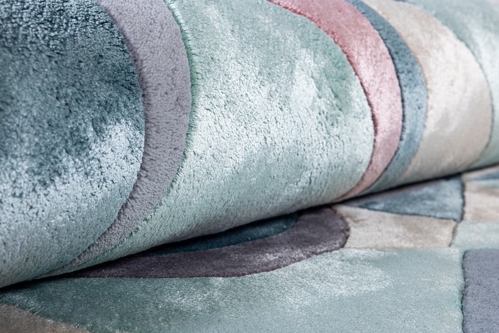 Индийский ковер из шерсти и арт-шёлка «Art de Vivre by DETALI» design Ksenia Skorogod «FREEDOM»