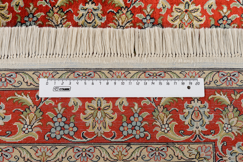 Индийский ковёр из шёлка «KASHMIR SILK 24Х24» WC 2014 CREAM