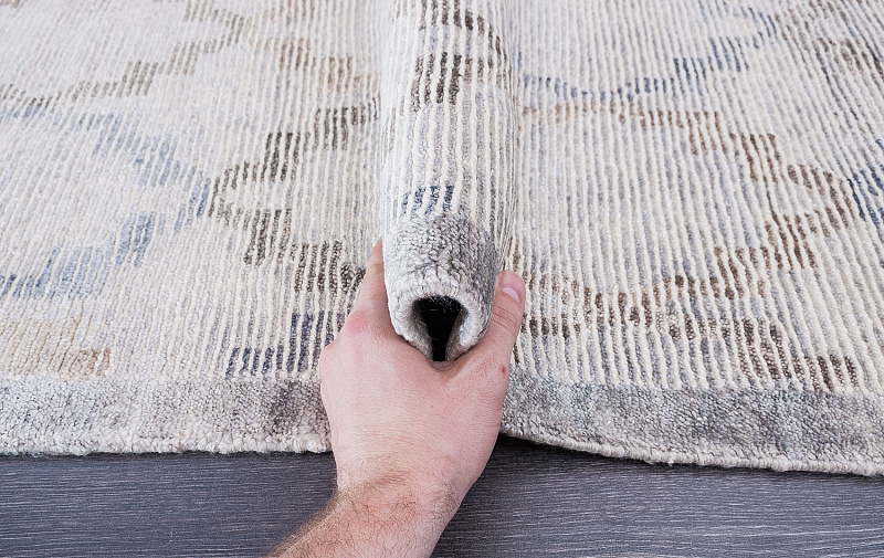 Индийский ковёр из бамбукового шёлка