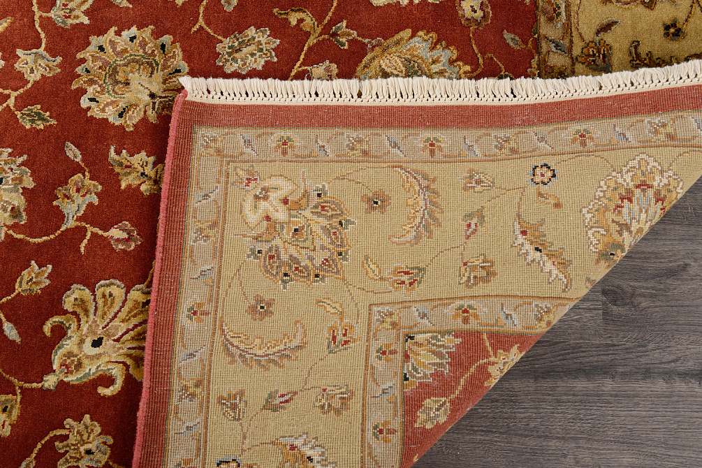 Индийский ковёр из шерсти и шёлка «PLATINUM» AK9351-RED-BGE