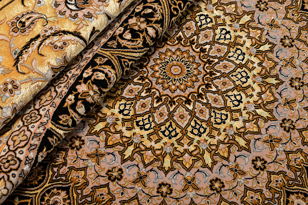 Иранский ковёр из шерсти и шёлка «ISFAHAN IR» 14-305-IR