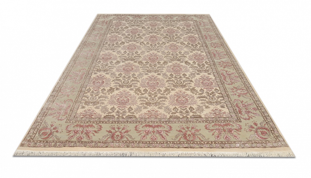 Индийский ковер из шерсти и арт-шёлка «KING OF AGRA» NO123-COLOR-2 2