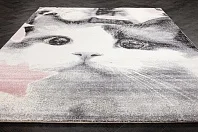 Турецкий ковер из полипропилена «KITTY» 8749A-CRE-PINK 2