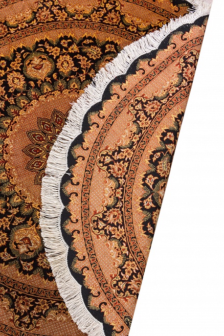 Иранский ковер из шёлка «QOM» 9-777-IR(Round) 4