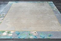 Индийский ковер из арт-шёлка «FLORA BORDER» BORDERCOD.16-MLT 3