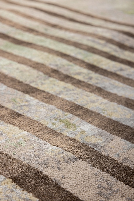 Индийский ковер из бамбукового шёлка, шерсти и хлопка «CHAOS THEORY» ESK369-CGREY-LTWIST 7