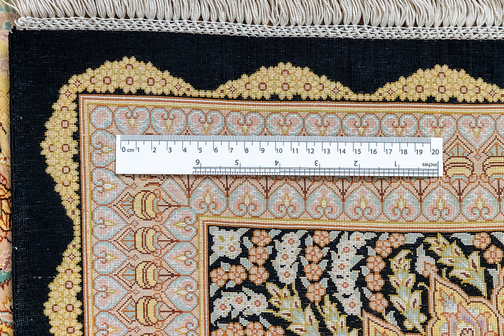 Иранский ковер из шёлка «QUM MM IR» 14-102-IR KAZEMI 10