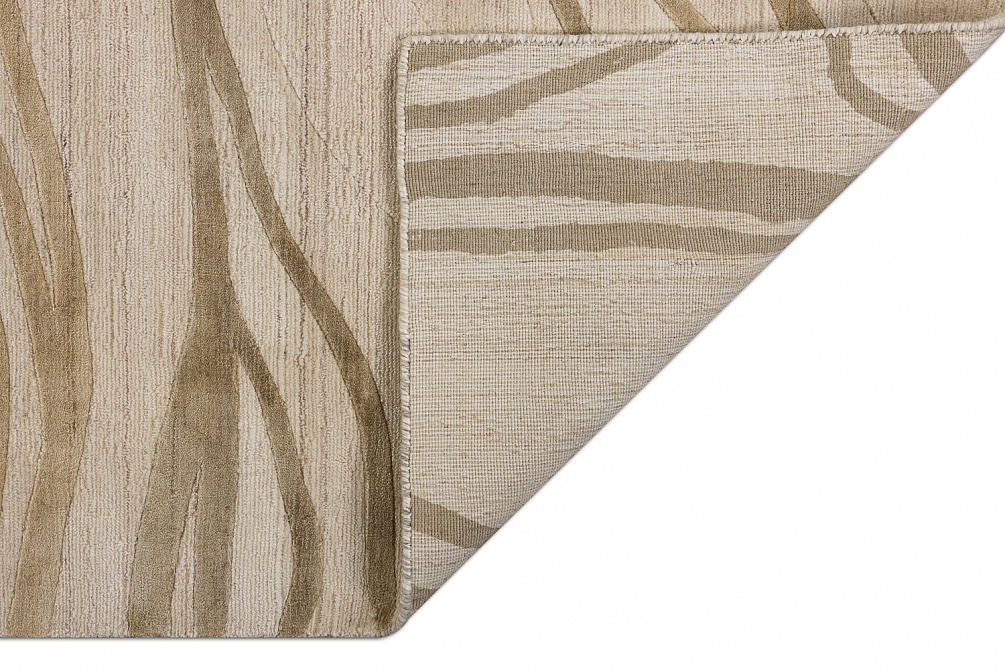 Индийский ковер из арт-шёлка и шерсти «EVEREST» 2023205-BEIGE