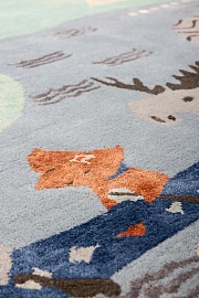 Индийский ковер из шерсти и арт-шёлка «CONFETTI» TOP134-SKY-A.FOAM 5