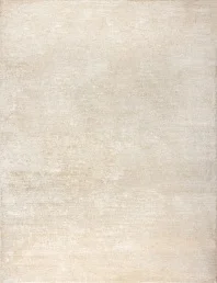 Индийский ковер из шёлка и хлопка «BLANC DE BLANCS» PLAIN-BEIGE 1