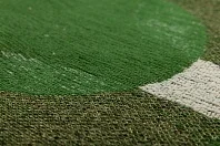 Бельгийский ковер из полиэфирного шёлка «SHINY FEATHER» 9449-CAFÉ-HEDGEROW GREEN 5