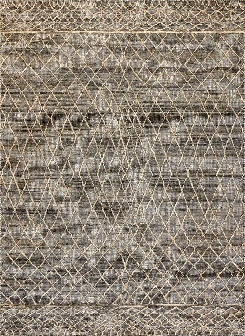 Индийский ковер из джута и шерсти «JUTE» 1405-CREAM 1