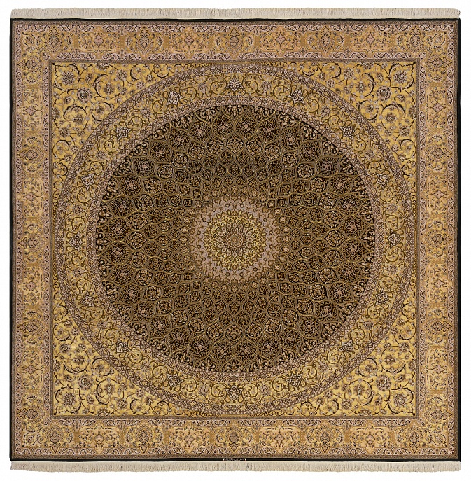 Иранский ковер из шерсти и шёлка «ISFAHAN IR» 14-305-IR