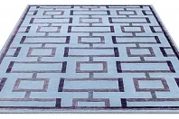Индийский ковер из шерсти и арт-шёлка «RUSSEL SQUARE» TOPIARY-VIOL 3