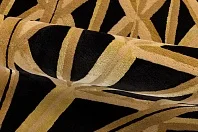 Индийский ковер из шерсти, арт-шёлка и хлопка «Art de Vivre by DETALI» design Victoria Mikhno «INTRICATE BLACK» 4