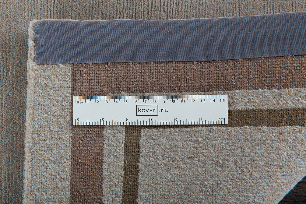 Индийский ковёр из шерсти и арт-шёлка «RUSSEL SQUARE» DOUBLE COMBO-COL-1