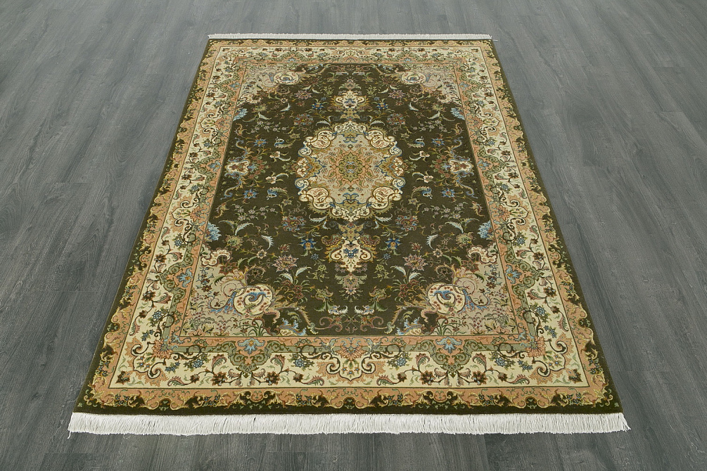 Иранский ковёр из шерсти и шёлка «TABRIZ 40» 9-670-IR
