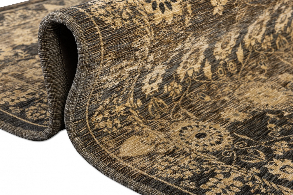 Бельгийский ковер из вискозы, акрила и хлопка «ELEGANT TAPESTRY» YENTEL-8281-GRY