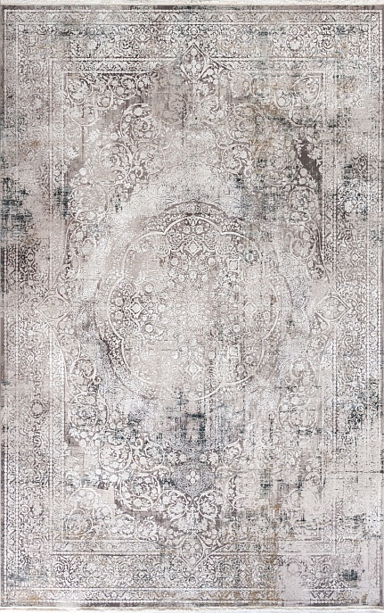 Турецкий ковер из эвкалиптового шёлка и акрила «SIRIUS» 1955-COK-GRI 1