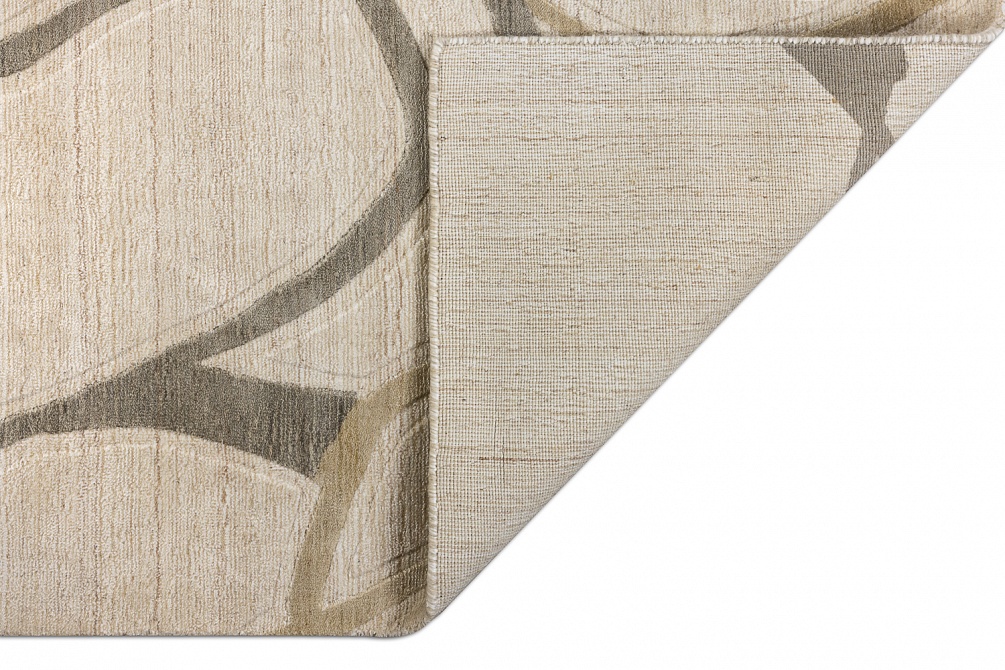 Индийский ковер из арт-шёлка и шерсти «EVEREST» 2023308-MOUSE