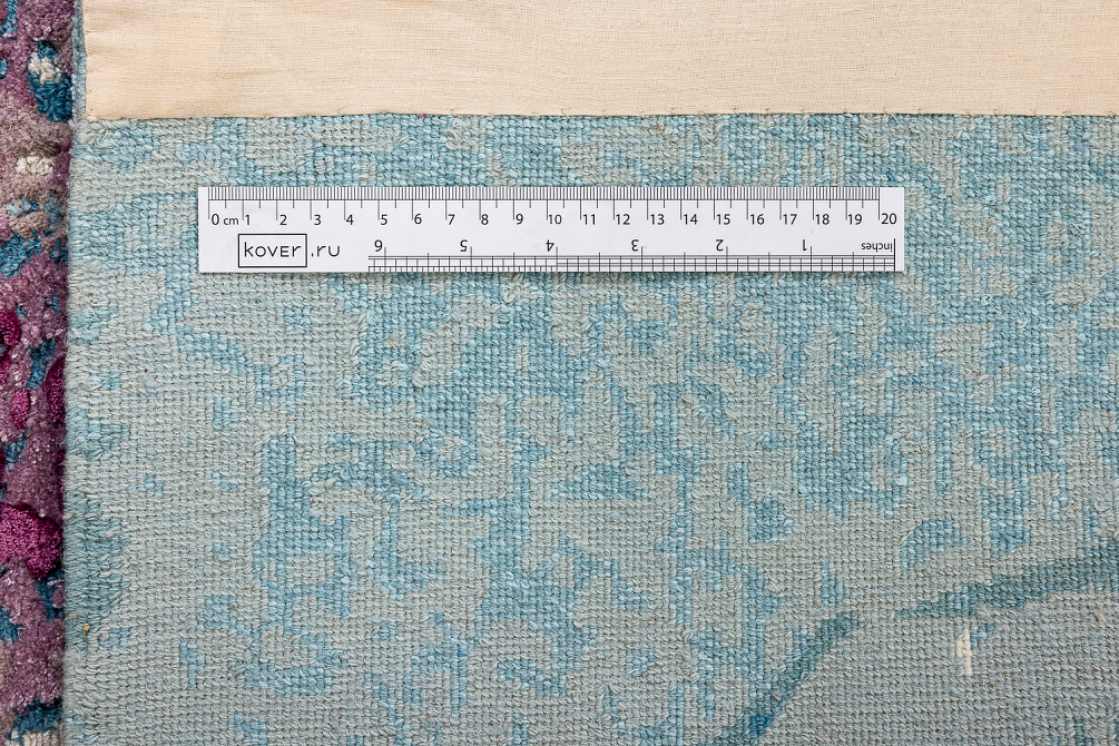 Непальский ковер из шерсти и эвкалиптового шёлка «CERAMICS» CERAMICS01-MLT