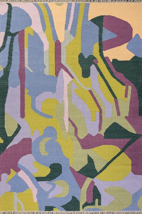 Индийский ковер из шерсти «KILIM COLORS» JHD-7210